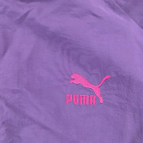 PUMA T7 Play Paris Track Full Zip Jacket Mens Red Casual Athletic Outerwear XL - Picture 3 of 12